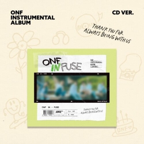 Onf - Infuse - Instrumental Album - incl. 7pc Mini-Poster, 52pf Photobook, Photocard, Poster + Sticker