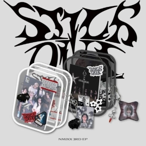 Nmixx - FE3O4: Stick Out - Limited Version - PVC Keyring, Symbol Keyring, Photobook, Mini-CD, CD Envelope, Sticker Set, Photocard + Unit Photocard