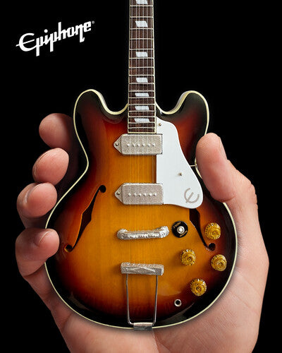 Axe Heaven Epiphone 1965 Casino Sunburst Mini Guitar Replica Collectible EG-810