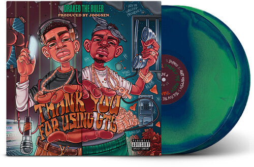 Drakeo the Ruler/ Joogszn - Thank You For Using GTL - Green/Blue