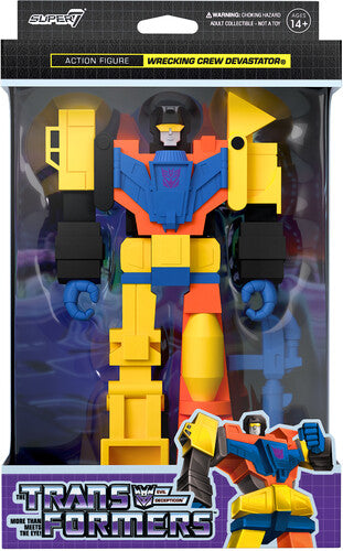 Super7 - Transformers - ReAction Figures - Wrecking Crew Devastator