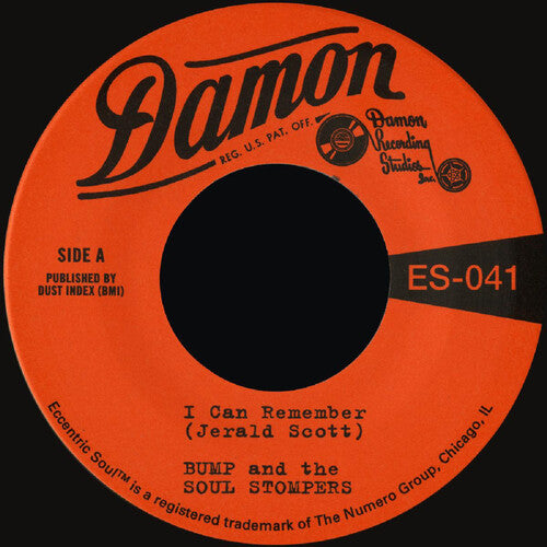 Bump & the Soul Stompers - I Can Remember B/W Standing on the Outside - Coke Bottle Clear