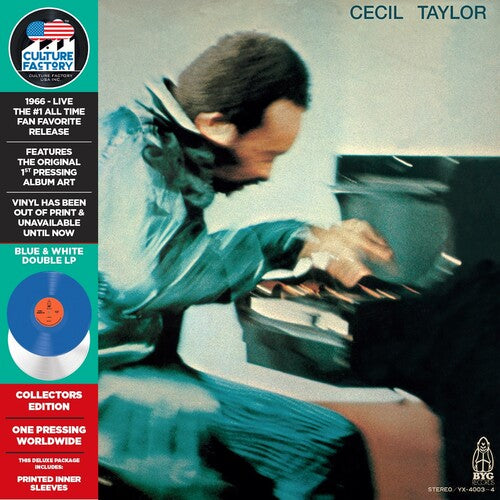 Cecil Taylor - Student Studies - Blue & White