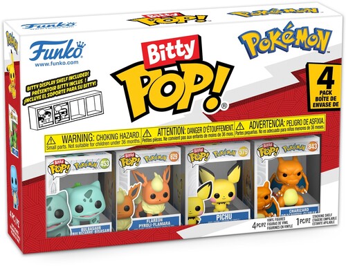 Funko Bitty POP!: Pokemon - Bulbasaur 4-Pack