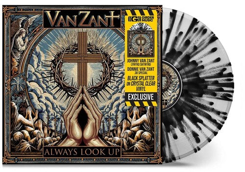 Van Zant - Always Look Up - Black Splatter on Crystal Clear