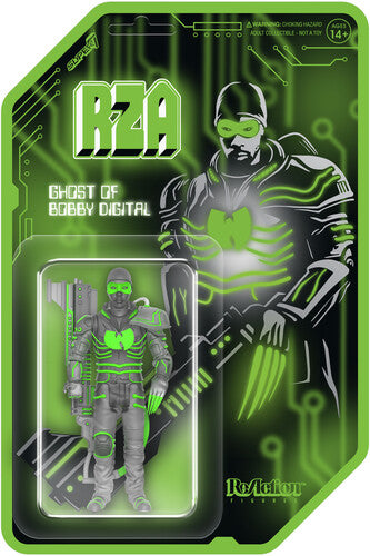 Super7 - RZA - ReAction Figures - Bobby Digital (Clear)