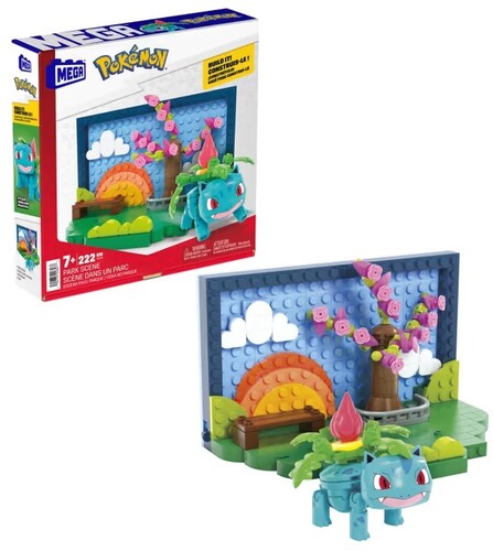 MEGA BLOKS Pokemon: Park Scene, 220 Piece Buiding Toy Set