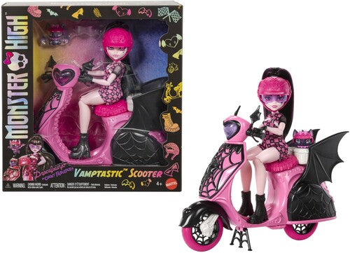 Monster High Draculaura Vamptastic Scooter Doll & Vehicle Set