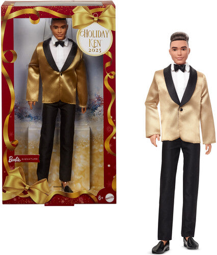 Barbie Holiday Ken Doll 2025, Brunette