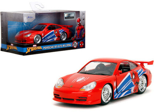 Marvel Spider-Man - Hollywood Rides - 1:32 Porsche 911 GT3 RS Die-Cast Car