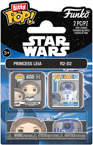 Funko Bitty POP!: Star Wars 2-Pack - Leia & R2D2