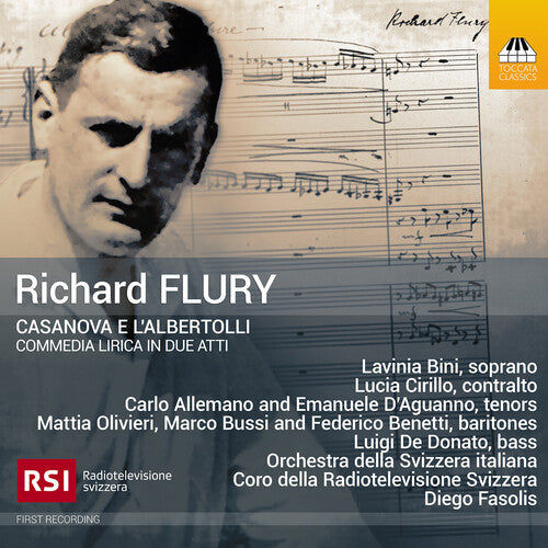 Flury/ Allemano/ Bini/ Olivieri - Flury: Casanova e l'Albertolli, Comedia lirica in due atti