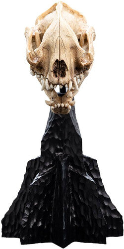 WETA Workshop Polystone - The Lord of the Rings Trilogy - Skull of a Warg Miniature Polystone Statue