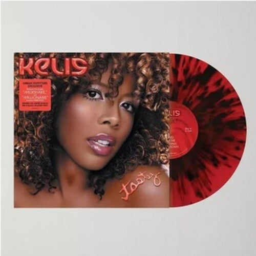 Kelis - Tasty (Translucent Ruby with Black Splatter)