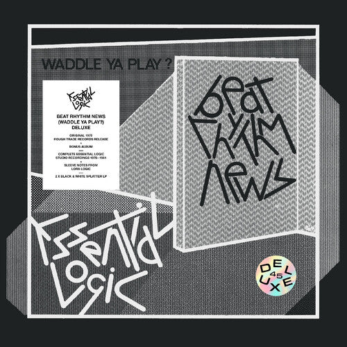 Essential Logic - Beat Rhythm News (Waddle Ya Play? - (45th Anniversary Edition) (DELUXE EDITION, BLACK & WHITE SPLATTER)