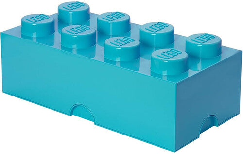 LEGO Storage Brick with 8 Knobs, Azur Blue