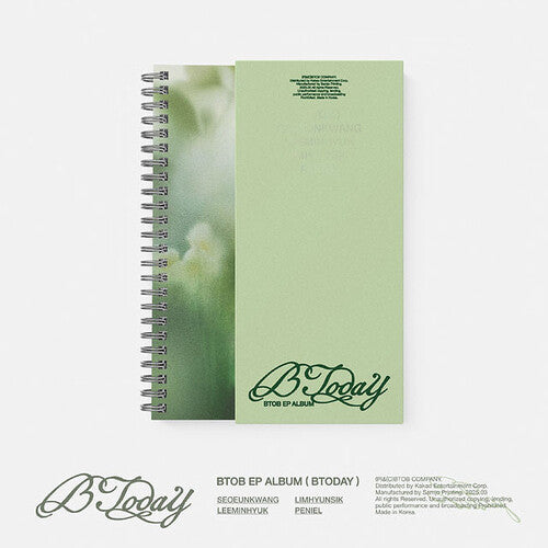 Btob - Btoday - Photobook Version - incl. 96pg Photobook, 16pg Lyrics Booklet, Photocards, Postcard, Sticker, Cup Coaster, Bookmark + Poster