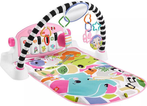 Fisher Price Glow and Grow Kick & Play Piano Gym, Pink