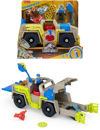 Imaginext Jurassic World Track & Transport Dino Truck