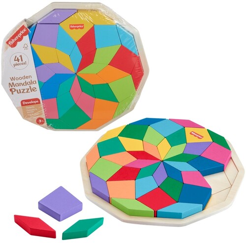 Fisher Price Wooden Mandala Puzzle