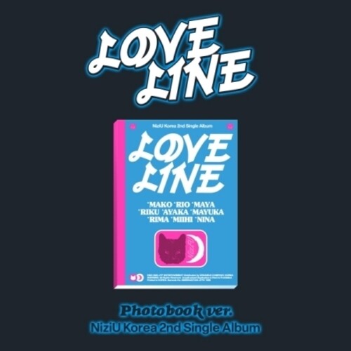 Niziu - Love Line - Photobook Version - incl. 80pg Photobook, Lenticular Card, 2-Cut Photo, Lyric Paper, Sticker + Photocard