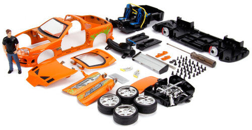 Fast & Furious 1 - Build n' Collect - 1:24 Toyota Supra Die-Cast Kit & Brian Figure