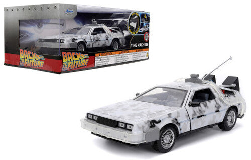 Back to the Future - Hollywood Rides - 1:24 Time Machine Die-Cast Car with Lights (Frost)