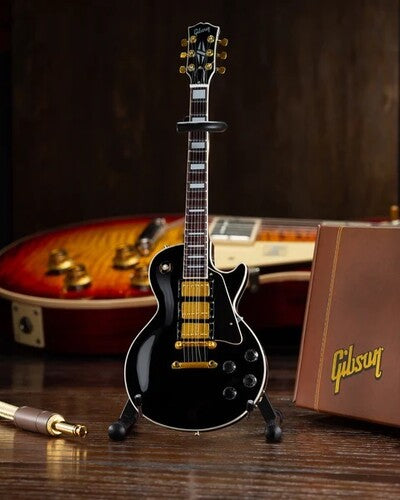 Gibson Les Paul Custom Ebony 1:4 Scale 10 Inch Miniature Electric Guitar