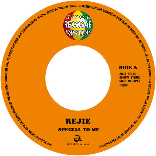Rejie - Special To Me / Heart Of Mine
