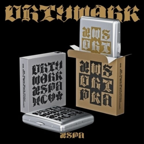 Aespa - Dirty Work - Dirty Tin Case Version - w/Booklet, Folding Card, Sticker, Cubic Sticker, Photocard A + Photocard B