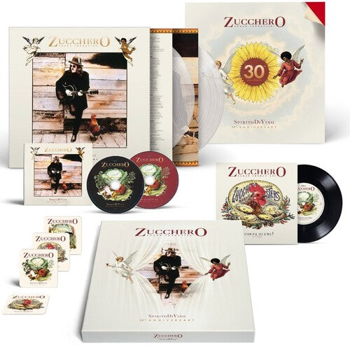 Zucchero - Spirito Divino - Crystal Vinyl 2LP + 2CD + 7-inch + Book