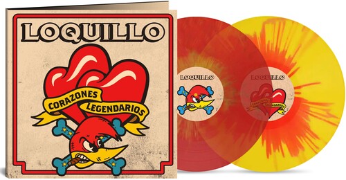 Loquillo - Corazones Legendarios - Red & Yellow Splatter Vinyl