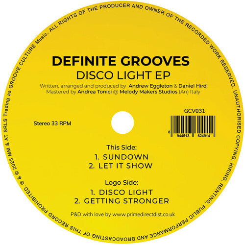 Definite Grooves - Disco Light