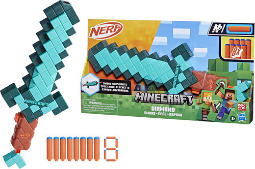 Nerf - Minecraft - Diamond Sword Dart Blaster