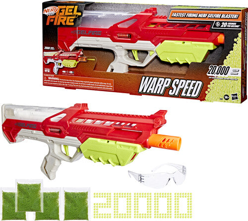 Nerf Pro - Gelfire Warp Speed Motorized Blaster and 20,000 Gelfire Rounds