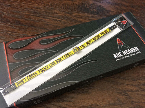 Police Line 10 Inch Miniature Guitar Strap 1:4 Scale Replica Collectible