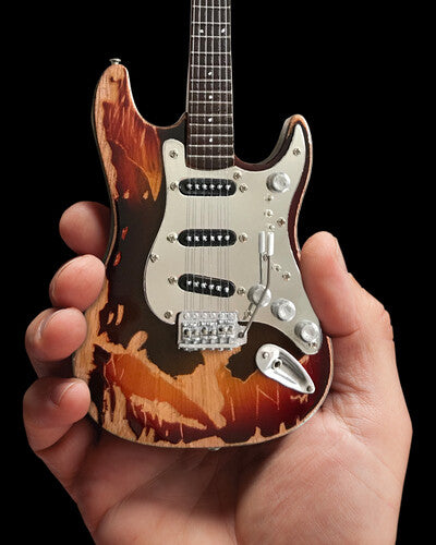 Fendor Stratocaster Vintage Guitar 10 Inch Miniature Replica Collectible