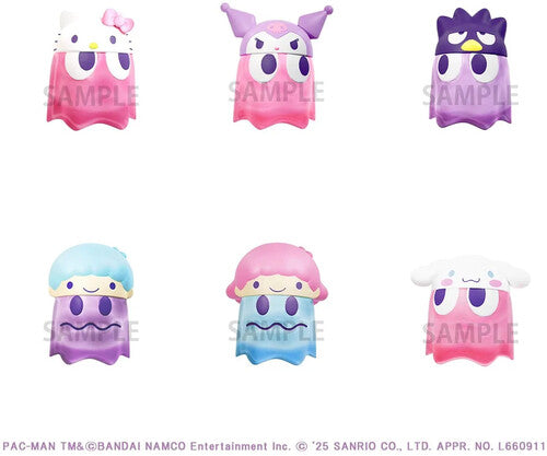 Megahouse - Pac-Man x Sanrio - Characters vol 2 Clear Color (Box/6) Chibicollect Figure Blindbox display