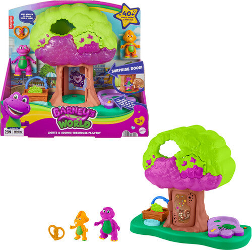 Barney's World: Lights & Sounds Treehouse Playset