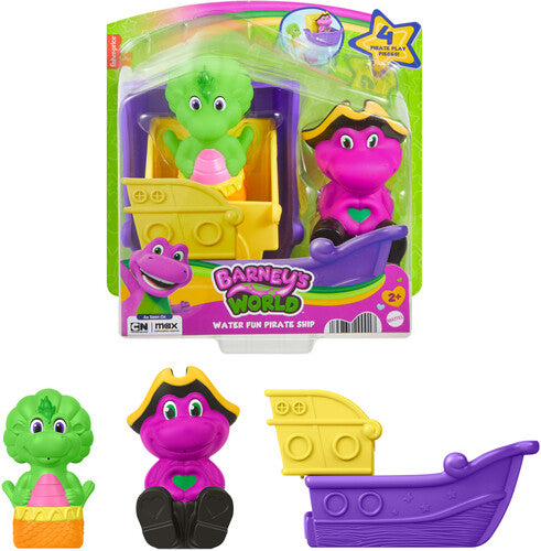 Barney's World: Water Fun Pirate Ship 4-Piece Set