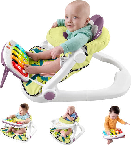 Fisher Price Kick & Play Deluxe Sit-Me-Up Seat Purple Monkey
