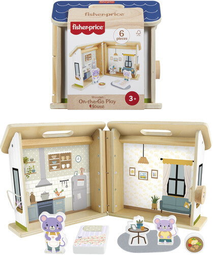 Fisher Price Wooden On-the-Go Play House