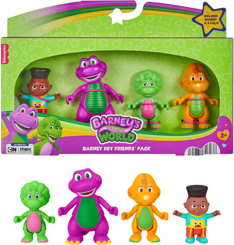 Barney's World: Barney Hey Friends Figure 4-Pack