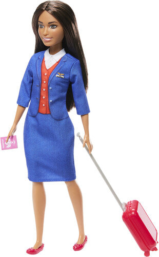 Barbie Flight Attendant, Brunette