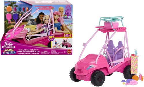 Barbie Mysteries: Beach Detectives Ultimate Beach Buggy Vehicle and Accessories