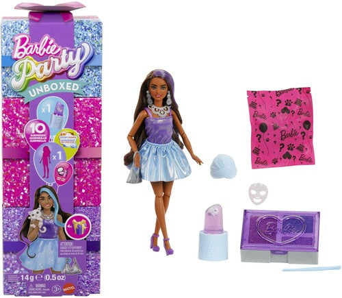 Barbie Party Unboxed Glam Party Series Purple Sparkle Doll & Accessories