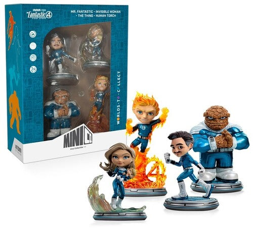 Fantastic Four: First Steps - MiniCo - Metallic 4 Pack (AE Exclusive)