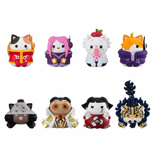 Megahouse - One Piece - Mega Cat Project - Nyan Piece Nyan: Egghead Version (Box/8) Blindbox Figure Display