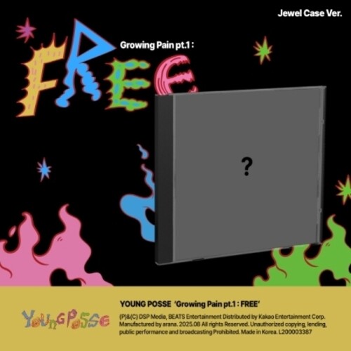 Young Posse - Growing Pain Pt.1 : Free - Jewel Case Version - incl. 16pg Photobook, Photocard + Folded Poster