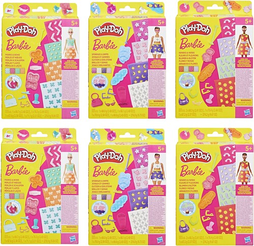 Play-Doh x Barbie - Designer Pattern Packs Assortment
